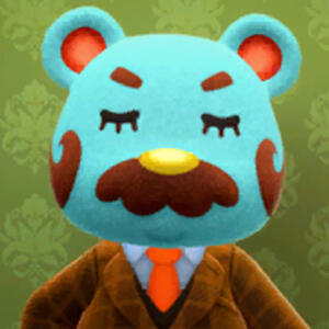 an image of Beardo from Animal Crossing