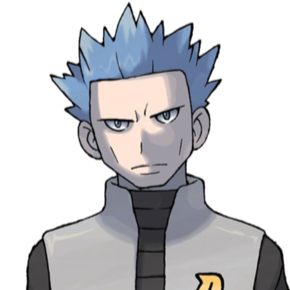 an image of Cyrus from Pokémon